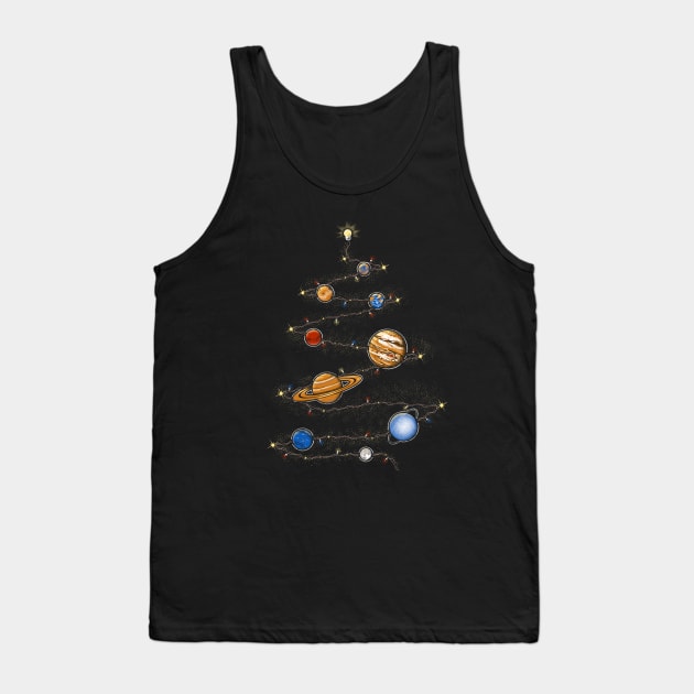 Cosmos Christmas Tank Top by UmbertoVicente